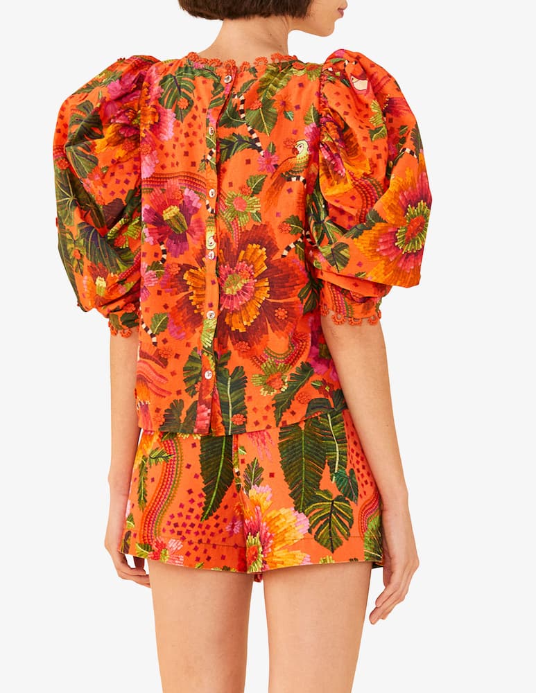 rinascente Farm Rio Blusa Blooming garden