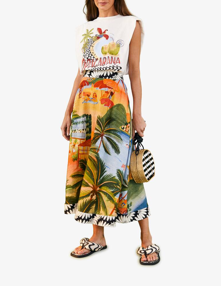 rinascente Farm Rio Copacabana t-shirt - White