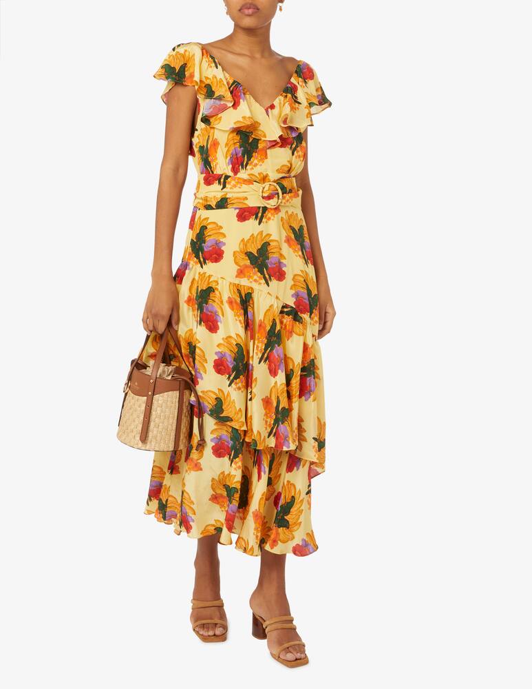 rinascente Farm Rio Banana nest max dress