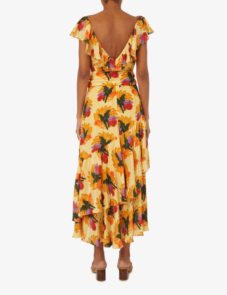 rinascente Farm Rio Banana nest max dress