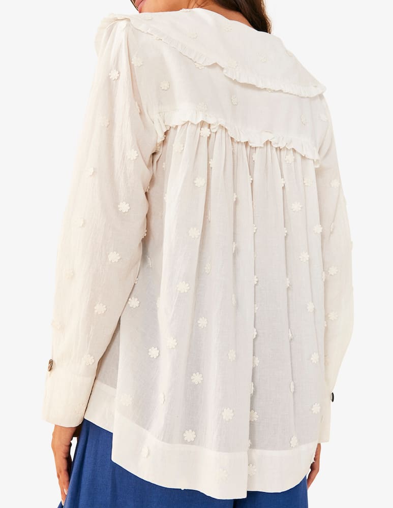 rinascente Farm Rio 3d flowers blouse