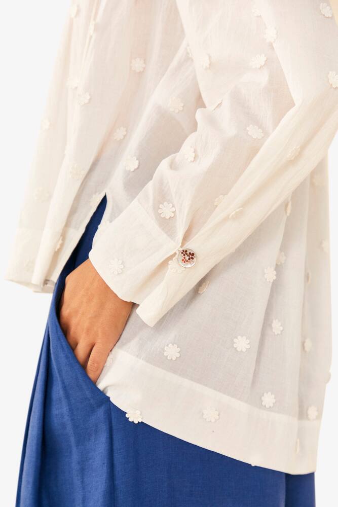 rinascente Farm Rio 3d flowers blouse