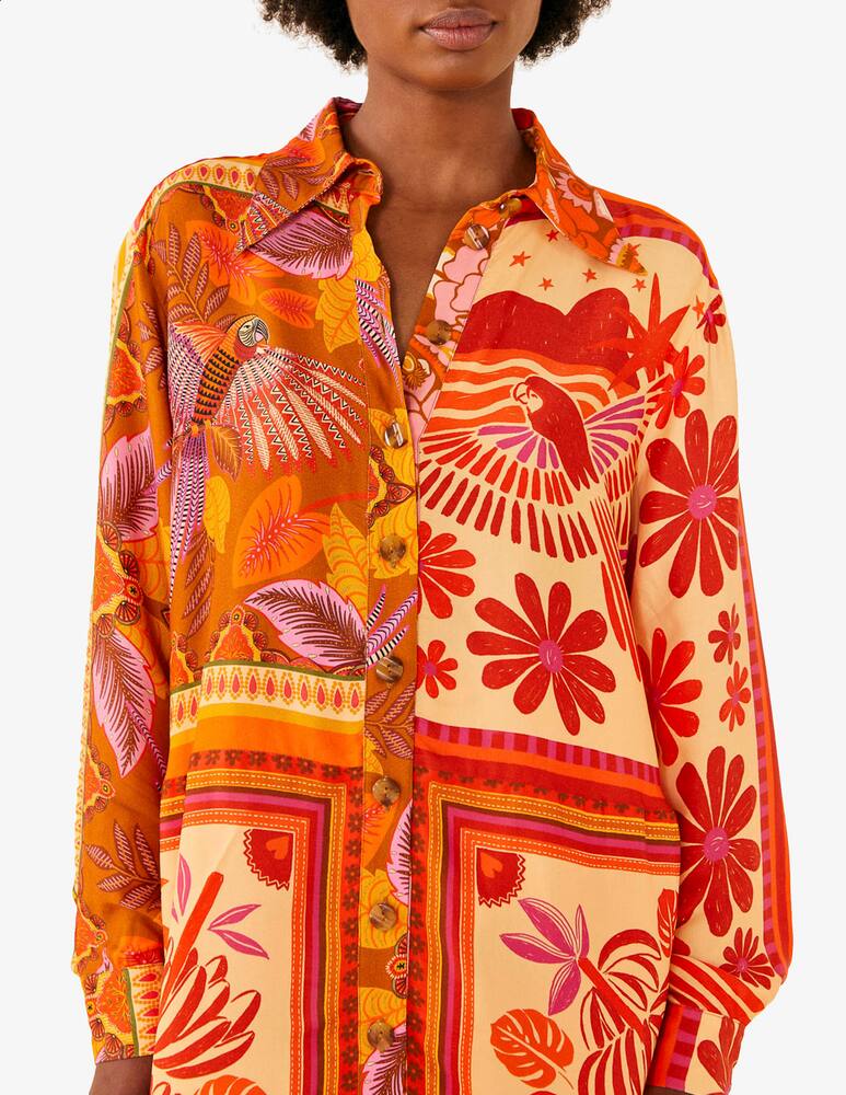 rinascente Farm Rio Chemise Forest mixed