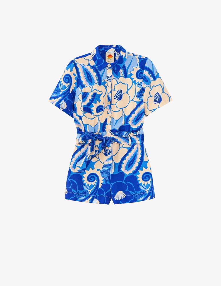 rinascente Farm Rio Tropical groove blue romper