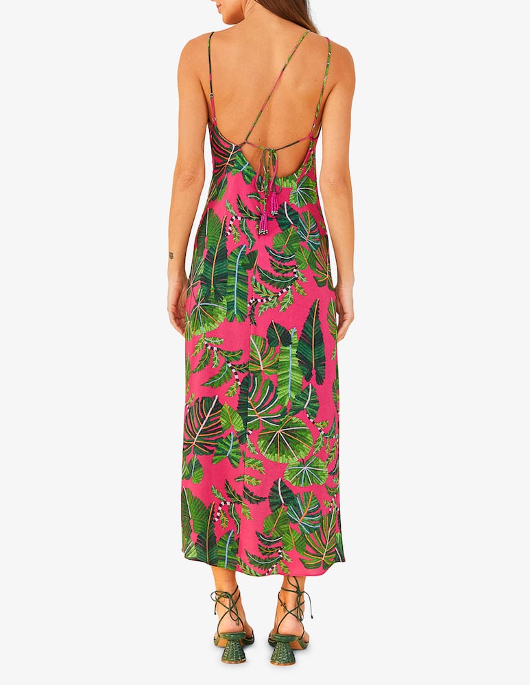 rinascente Farm Rio Leaves midi dress