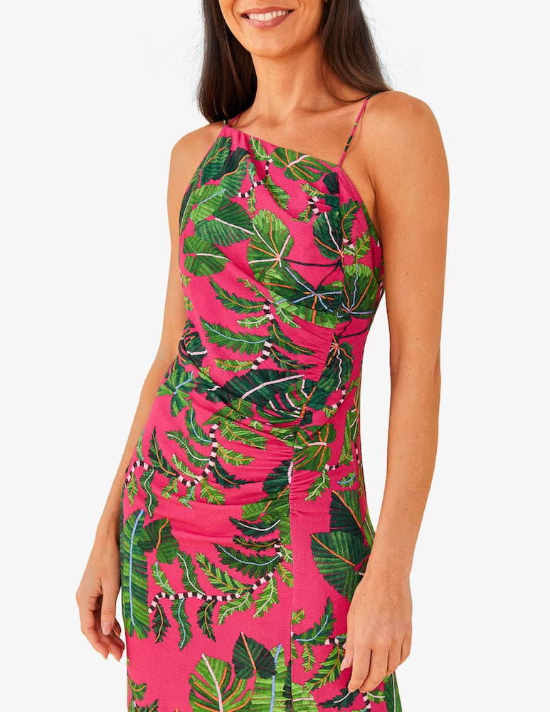 rinascente Farm Rio Leaves midi dress