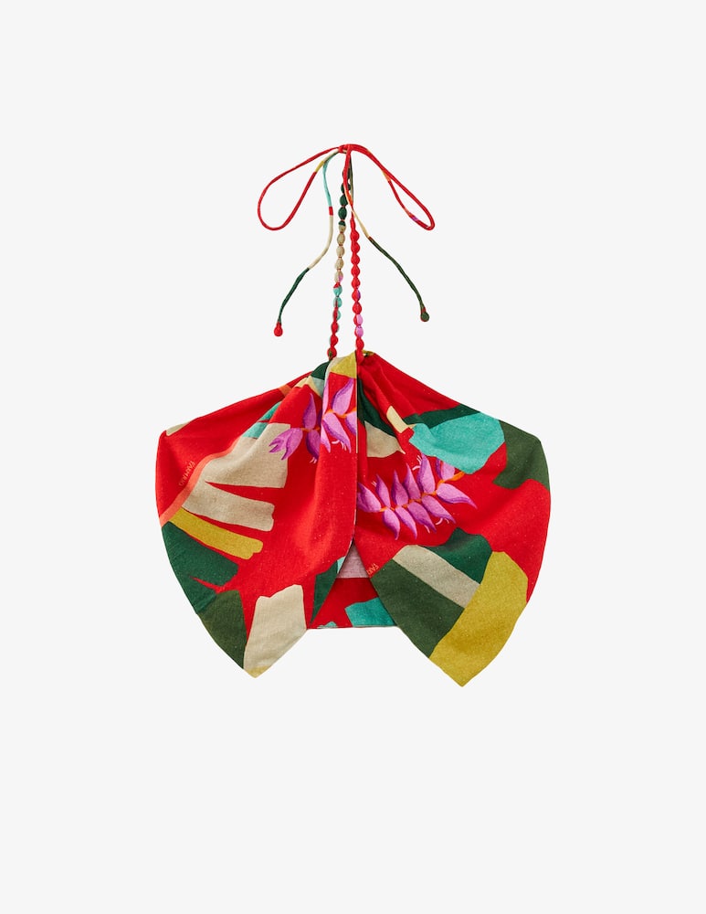 rinascente Farm Rio Heliconia crop top