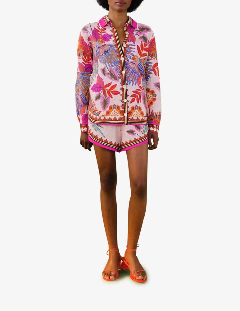 rinascente Farm Rio Camicia sciarpa Macaw