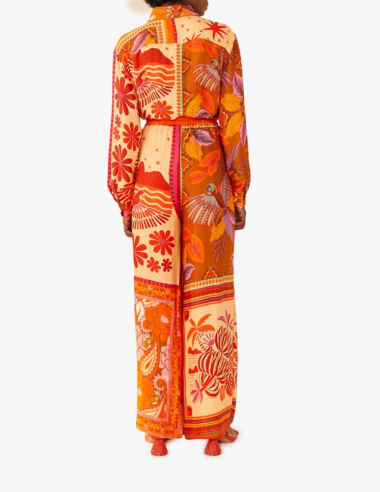 rinascente Farm Rio Pantaloni sciarpe Forest mixed