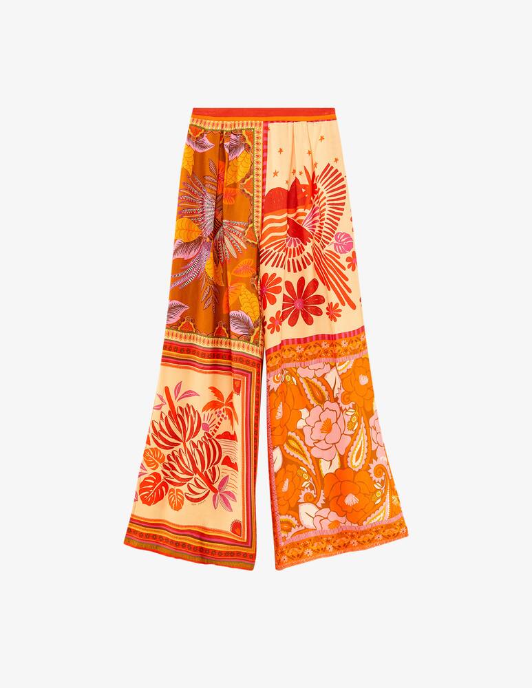 rinascente Farm Rio Pantaloni sciarpe Forest mixed