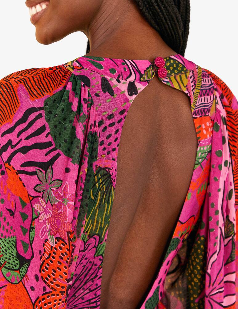 rinascente Farm Rio Cool leopards maxi dress