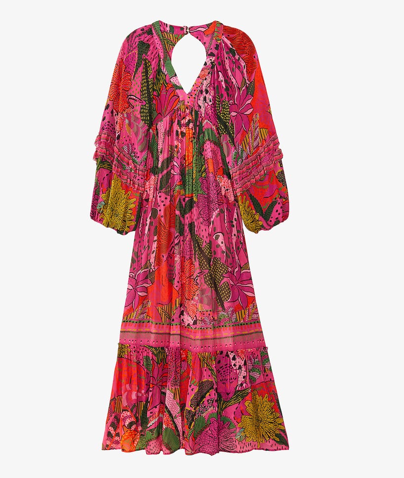 rinascente Farm Rio Cool leopards maxi dress