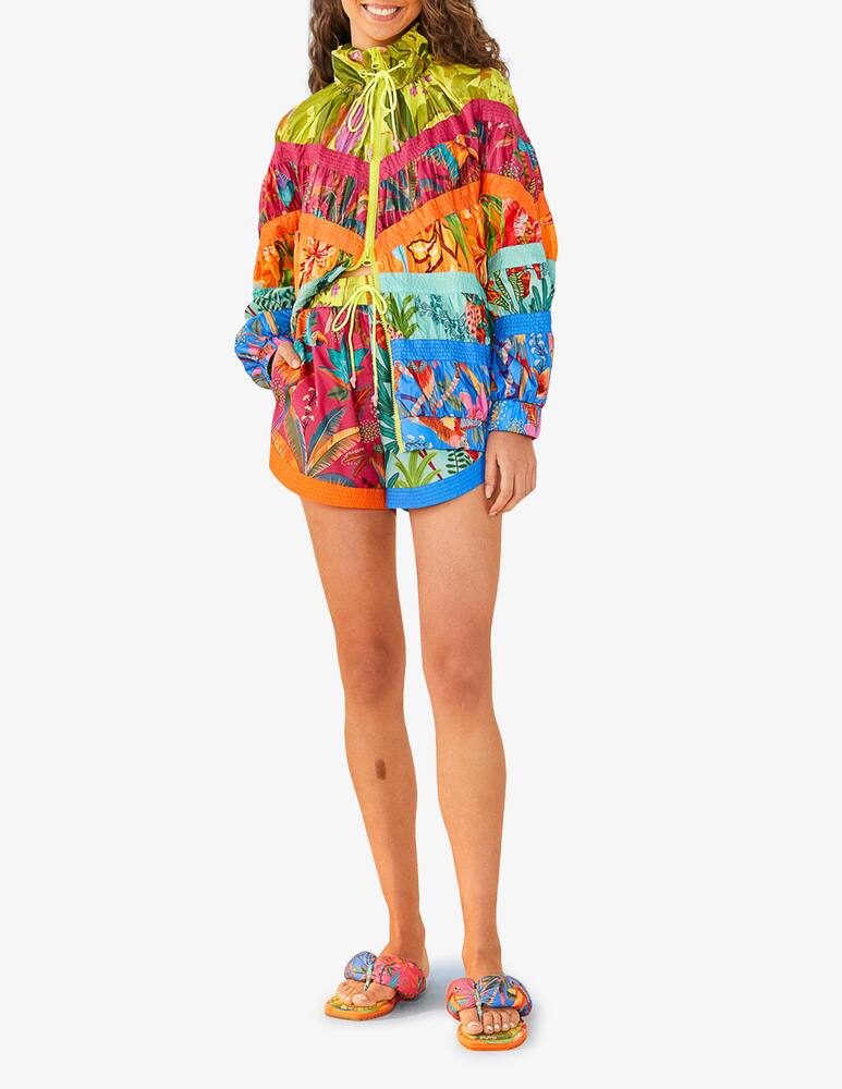 rinascente Farm Rio Mixed prints nylon shorts