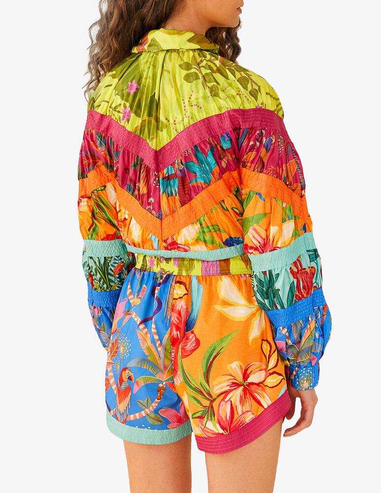 rinascente Farm Rio Mixed prints nylon shorts