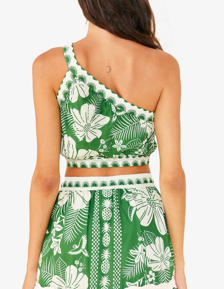 rinascente Farm Rio Macaw elegance crop top