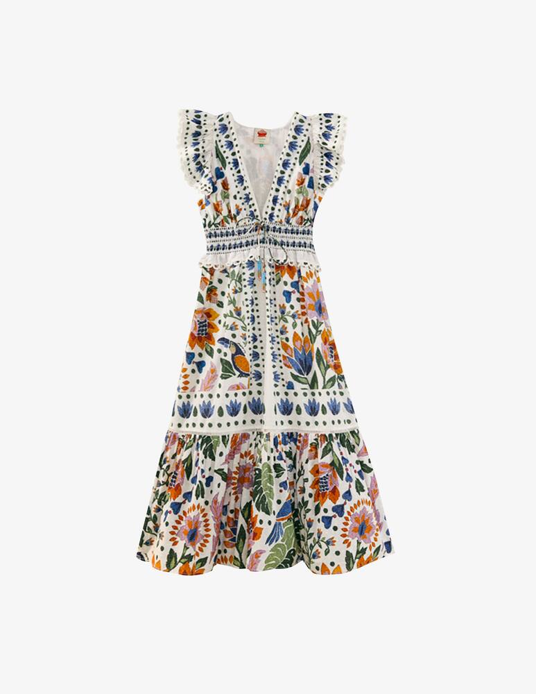 rinascente Farm Rio Summer garden maxi dress
