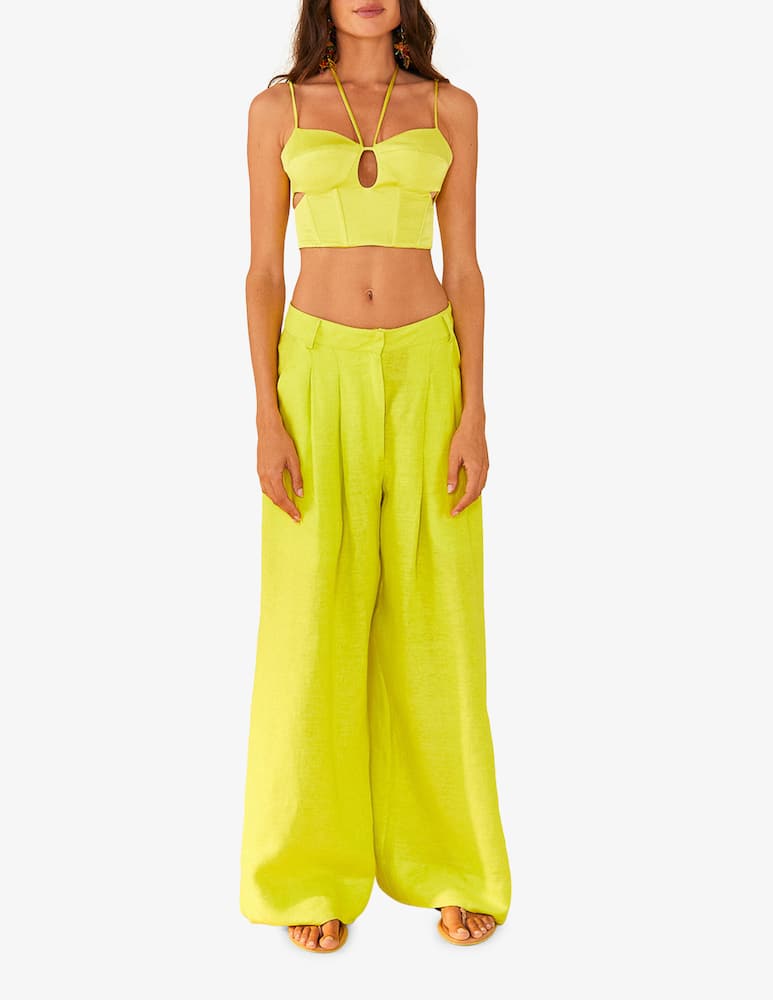 rinascente Farm Rio Lime green pants