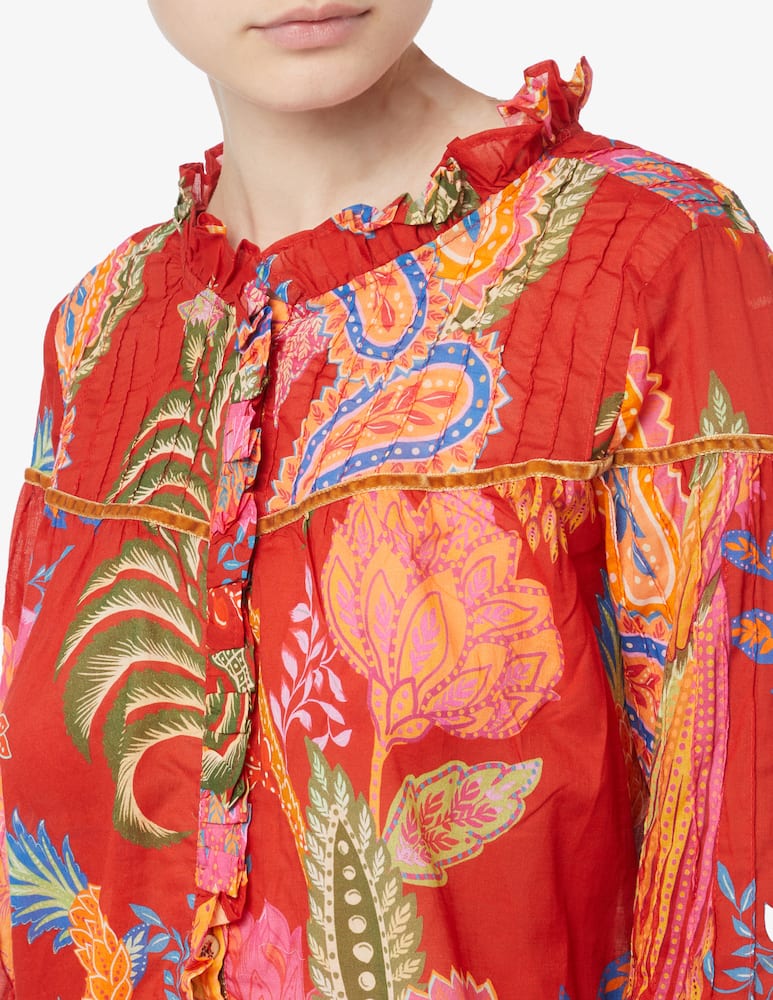 rinascente Farm Rio Blusa in cotone