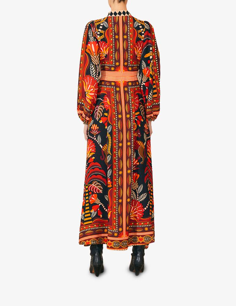 rinascente Farm Rio Abito lungo sciarpa Nature Beauty