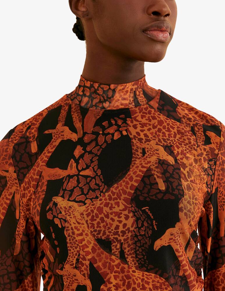 rinascente Farm Rio Maglia in tulle Giraffes