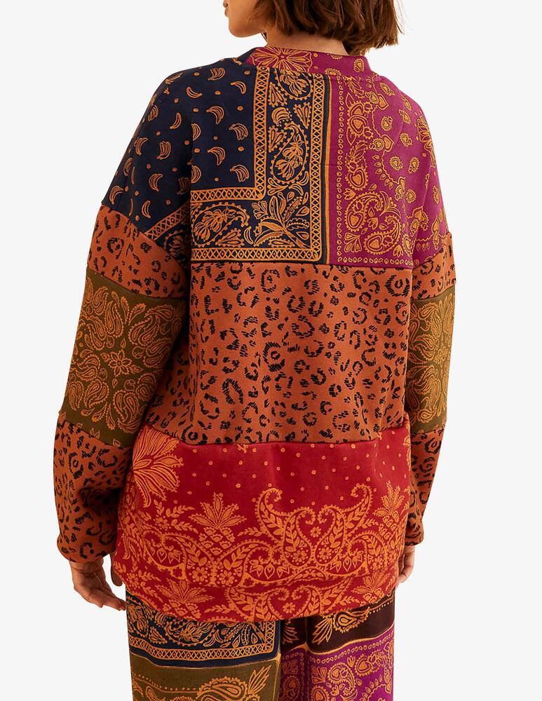rinascente Farm Rio Bandana dream leopard  sweatshirt