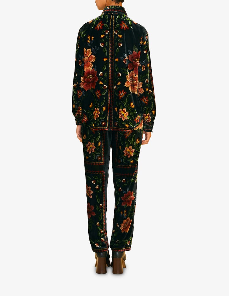Farm Rio Macaws garden long sleeve shirt - picture 2 Farm Rio Macaws garden long sleeve shirt - picture 2