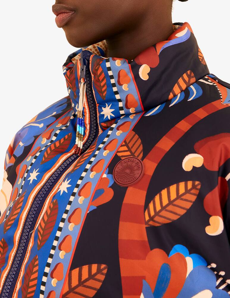 rinascente Farm Rio Ainika sparkle reversible puffer jacket