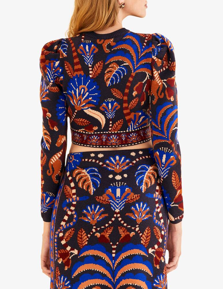 rinascente Farm Rio Knit cropped top