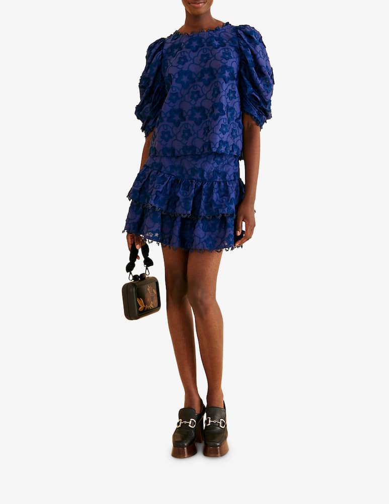 rinascente Farm Rio Cotton mini skirt