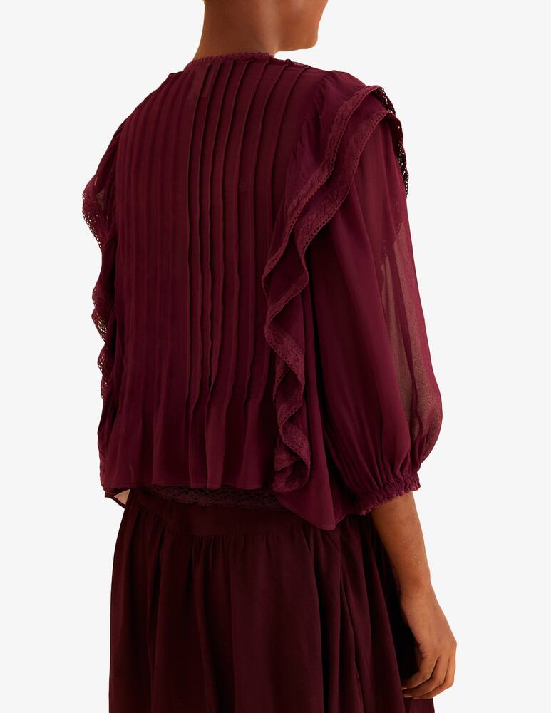 rinascente Farm Rio Blusa con rouches
