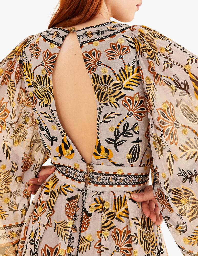 rinascente Farm Rio Floral tapestry maxi dress