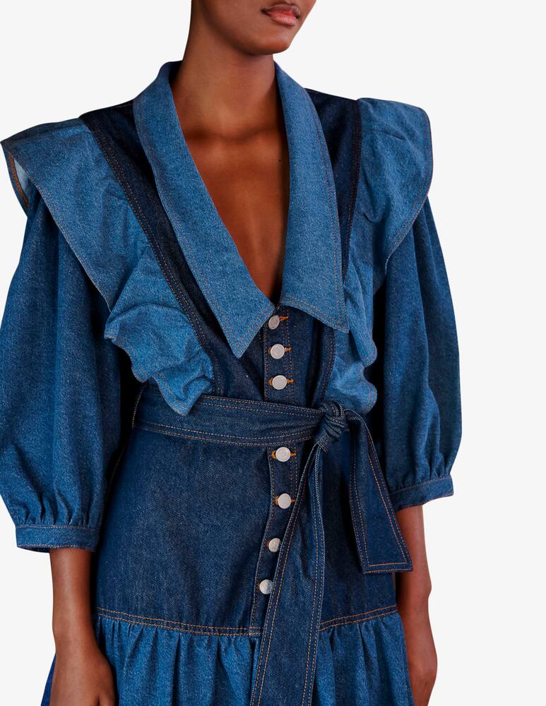 rinascente Farm Rio Denim midi dress