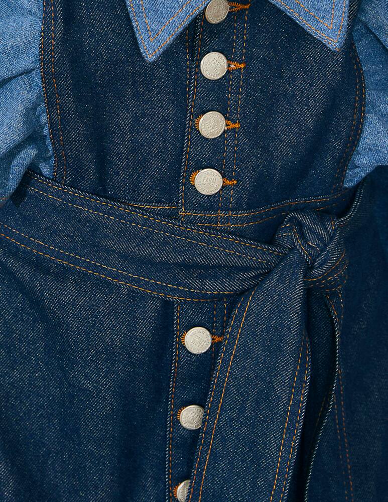 rinascente Farm Rio Denim midi dress