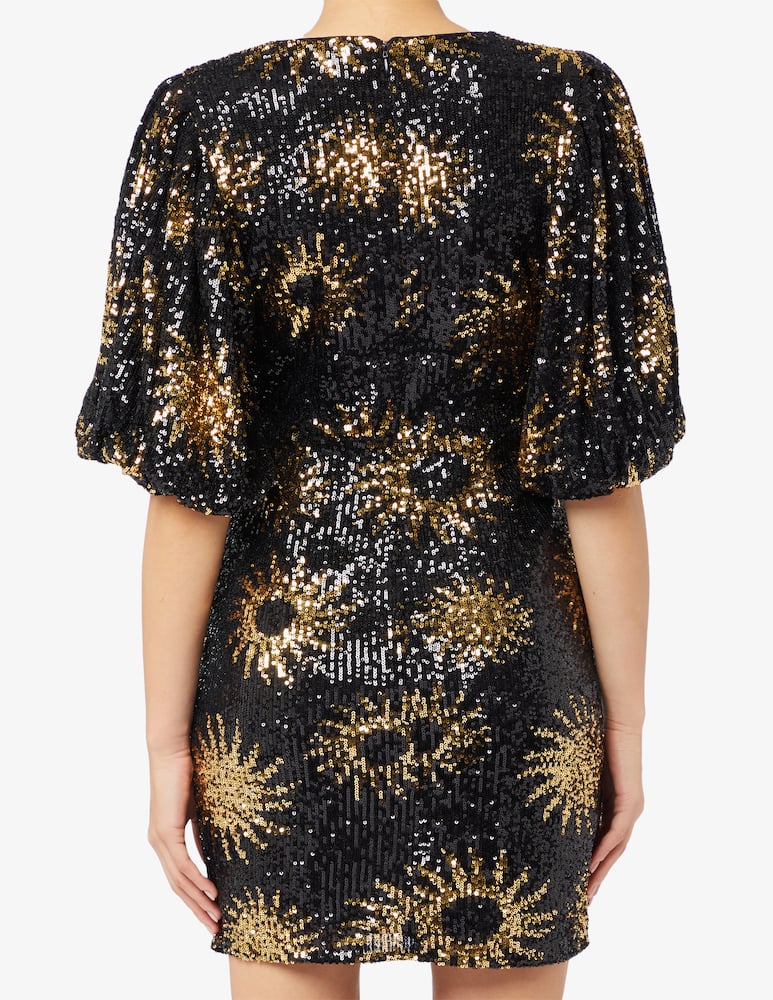 rinascente Farm Rio Sunny mood sequin mini dress