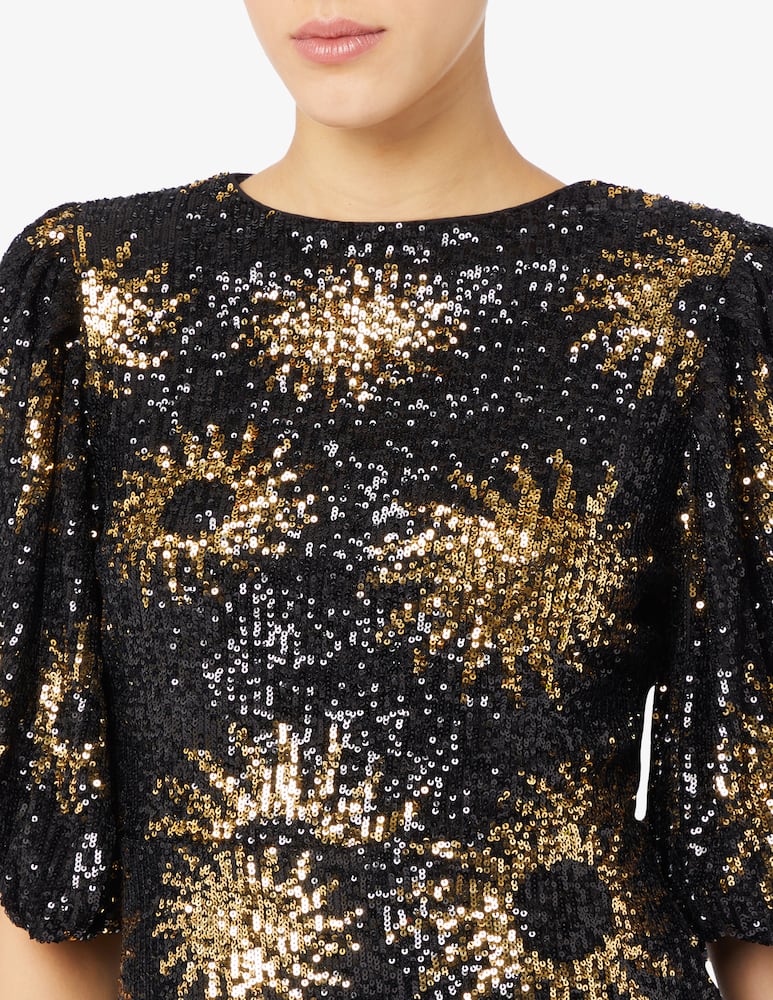 rinascente Farm Rio Sunny mood sequin mini dress