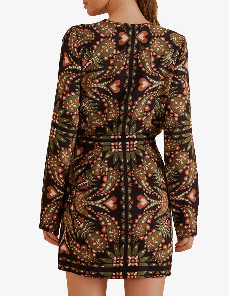 rinascente Farm Rio Miniabito a maniche lunghe avvolto in una sciarpa Martina