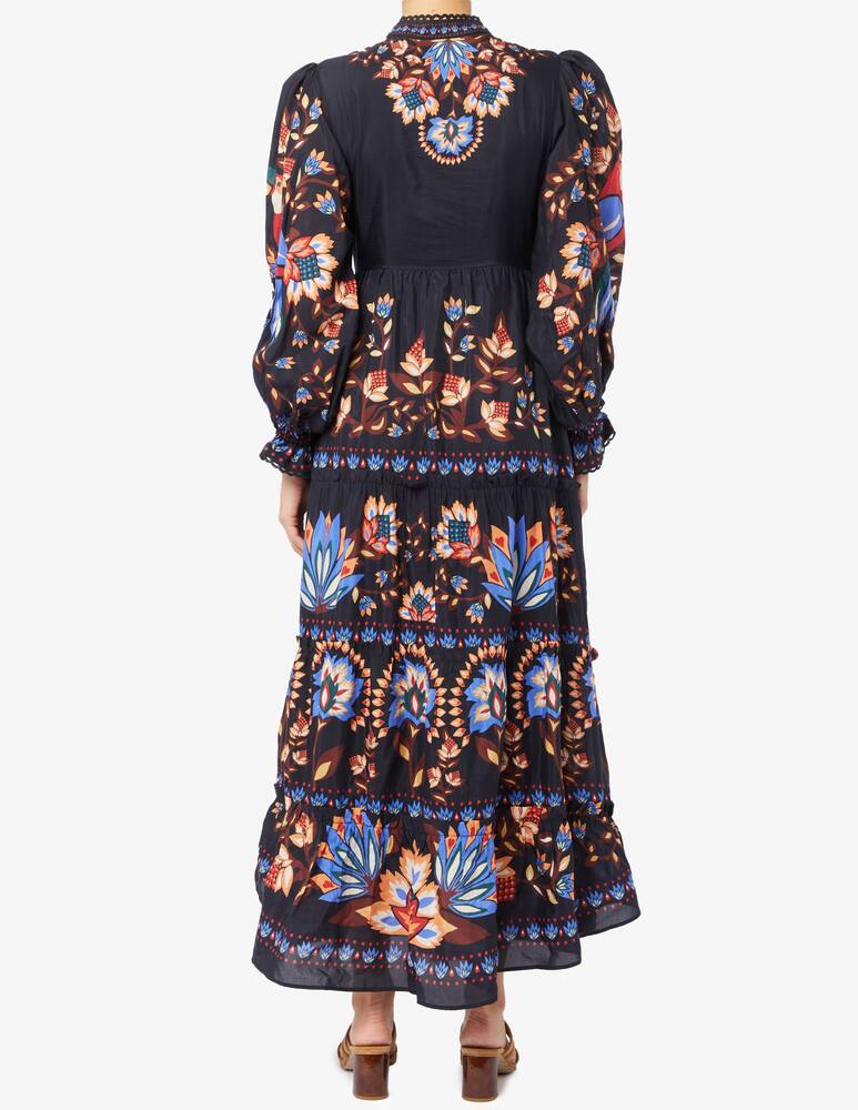 rinascente Farm Rio Abito lungo a maniche lunghe Winter garden