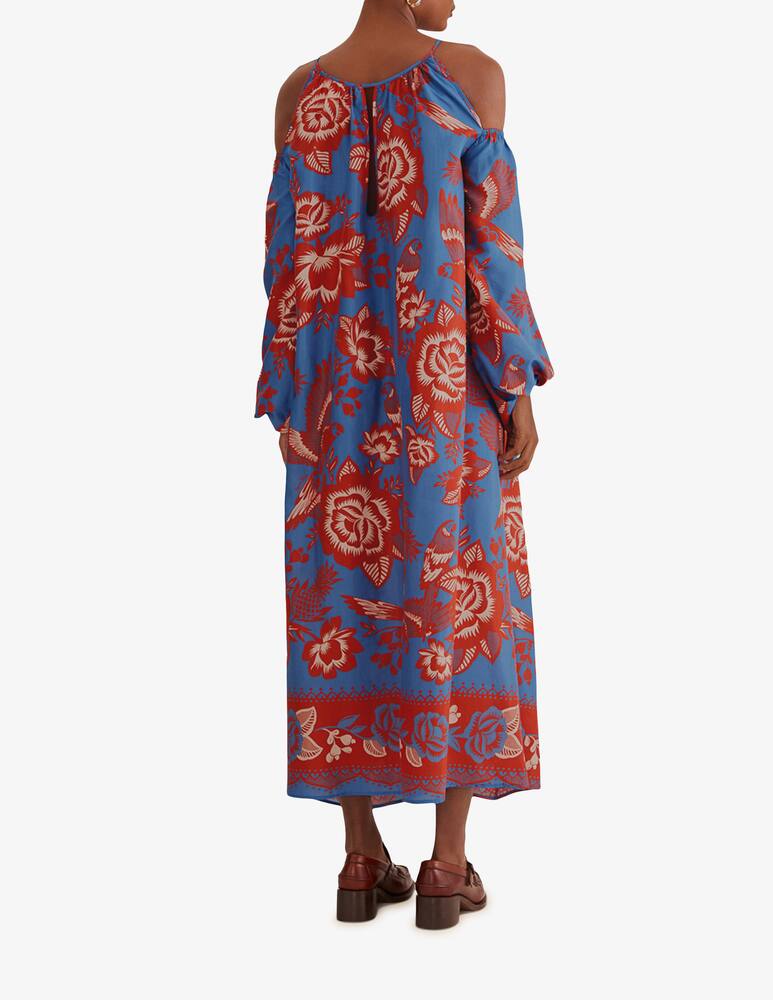 rinascente Farm Rio Abito maxi in pizzo con spalle scoperte