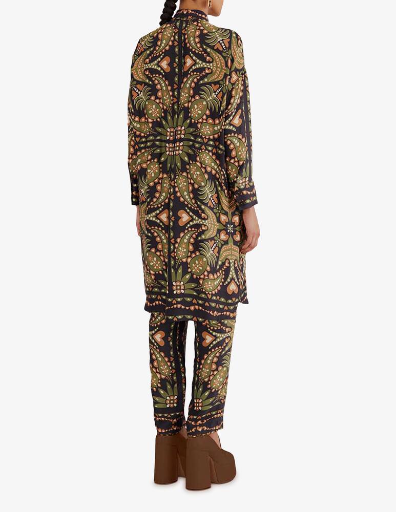 rinascente Farm Rio Maxi chemise con sciarpa Martina