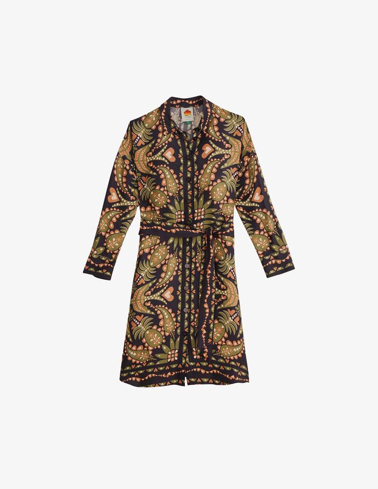 rinascente Farm Rio Maxi chemise con sciarpa Martina