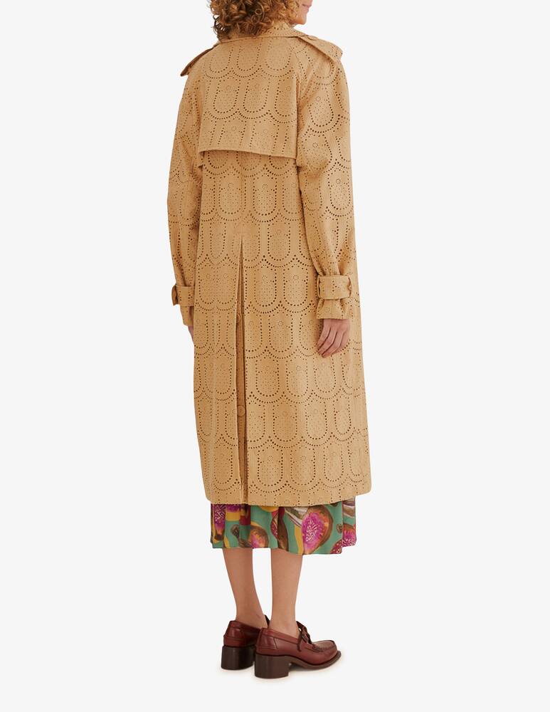 rinascente Farm Rio Trench con occhielli in cotone