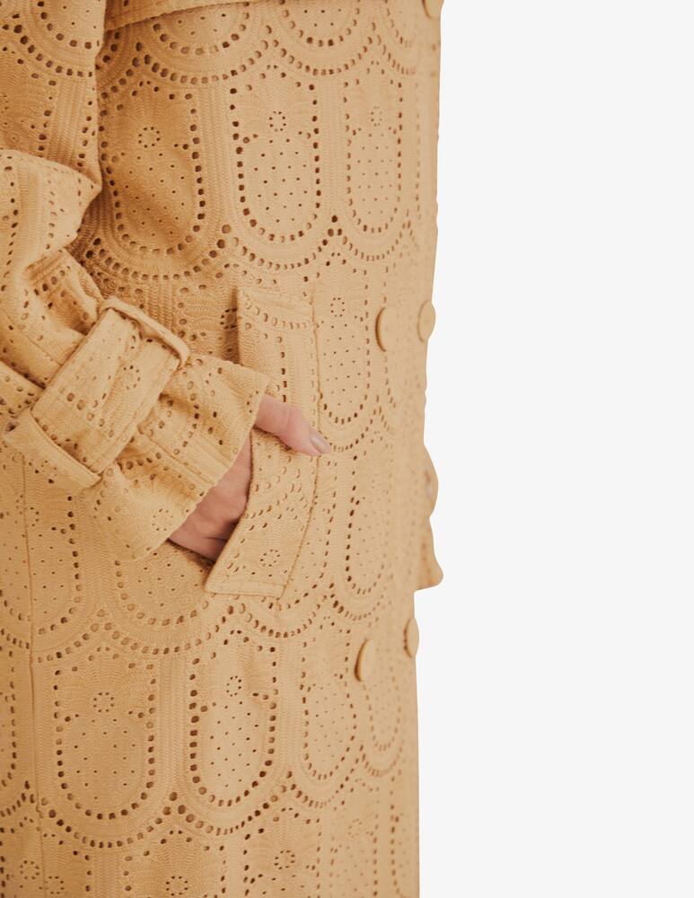 rinascente Farm Rio Trench con occhielli in cotone