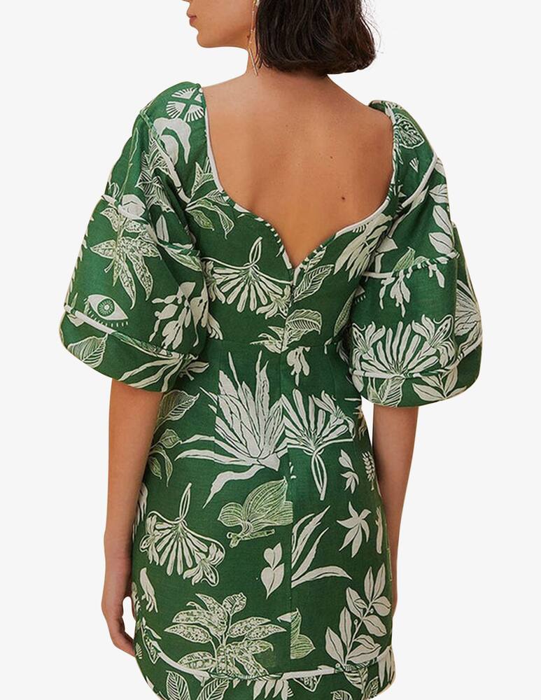 rinascente Farm Rio Forest soul short sleeve mini dress