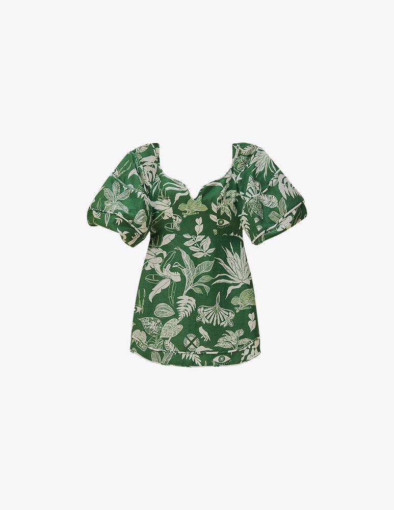 rinascente Farm Rio Forest soul short sleeve mini dress