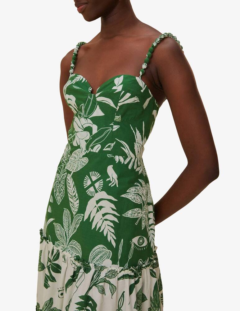 rinascente Farm Rio Forest soul mix midi dress