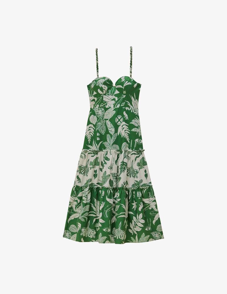 rinascente Farm Rio Forest soul mix midi dress