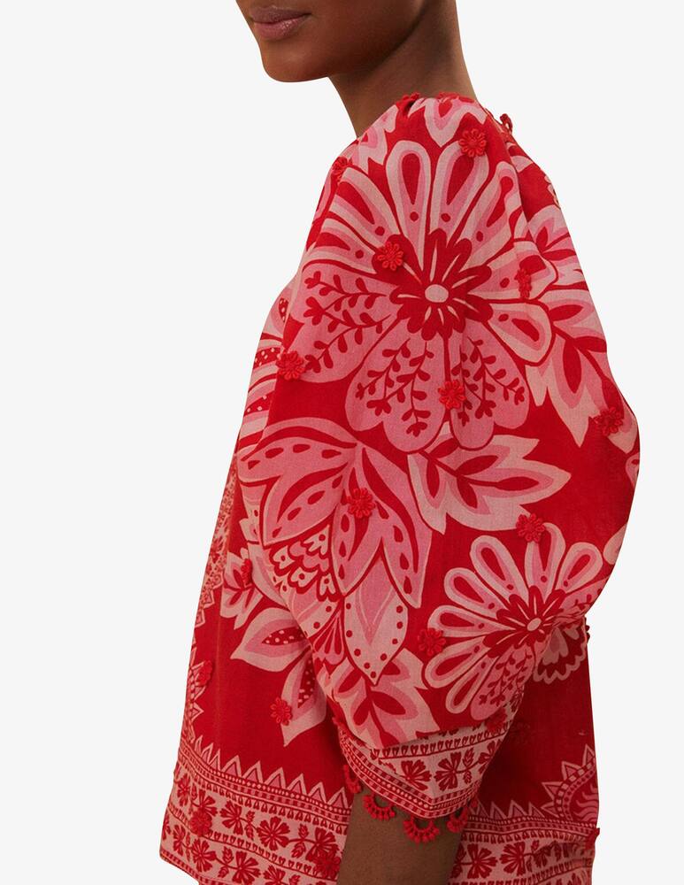 rinascente Farm Rio Flora tapestry blouse