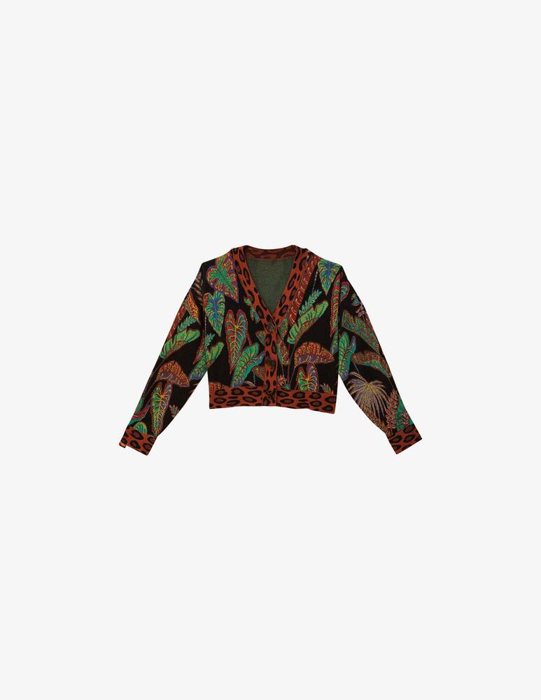 rinascente Farm Rio Cardigan cropped Cool Foliage