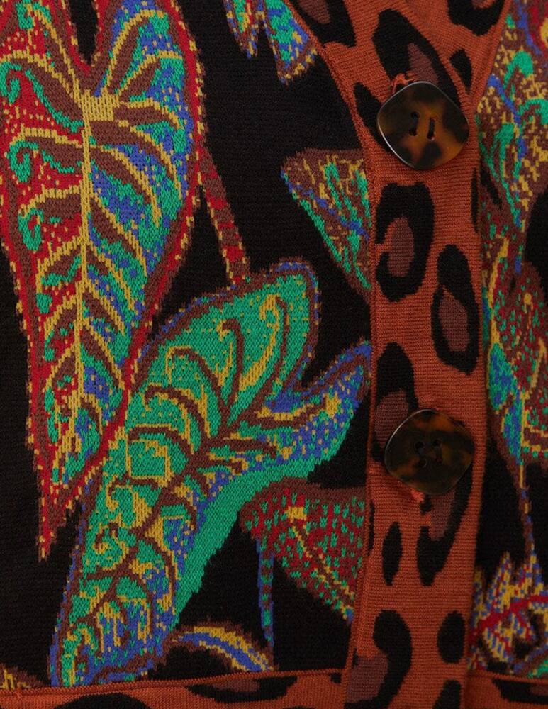 rinascente Farm Rio Cardigan cropped Cool Foliage