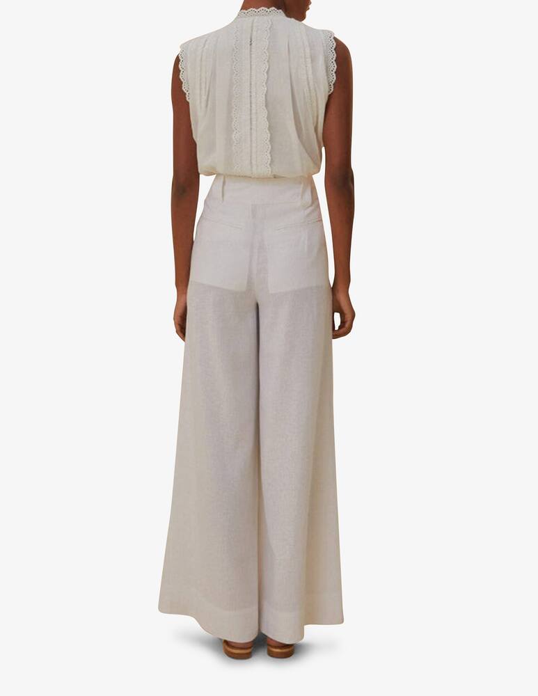 rinascente Farm Rio Pantaloni a vita bassa in lino